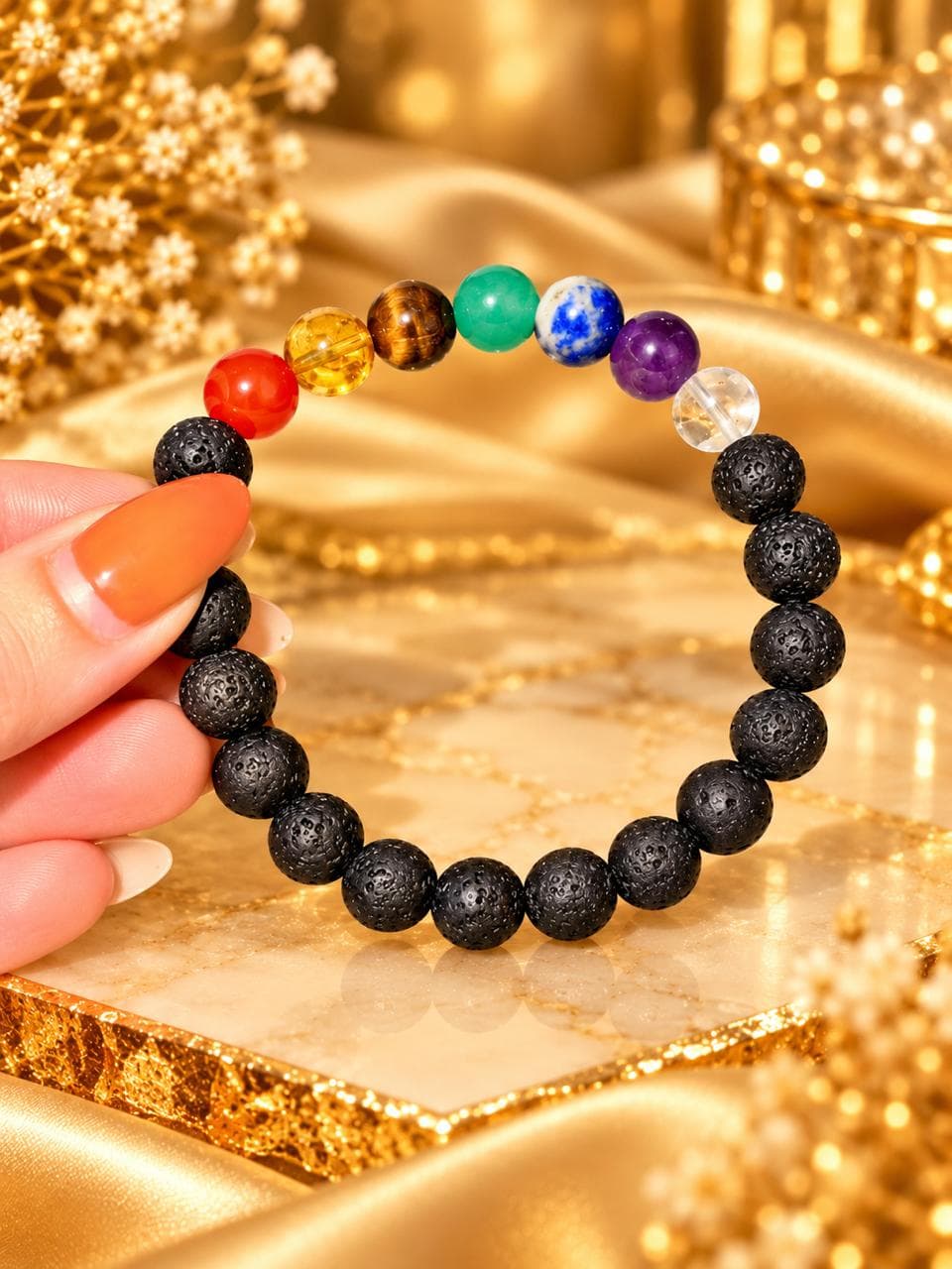 7 Chakra Crystal Bracelet